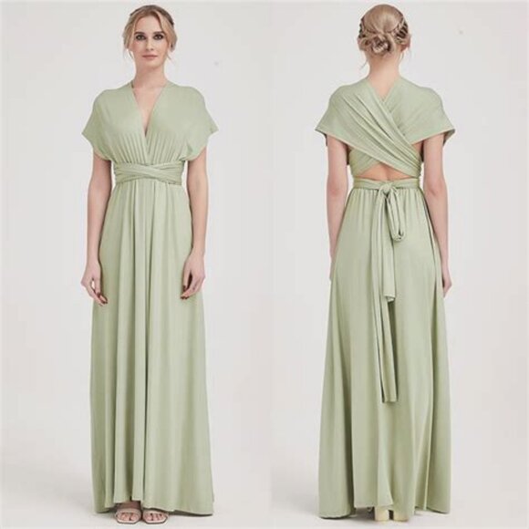 Bridesmaid Sage green infinity dress - Picture 3 of 3